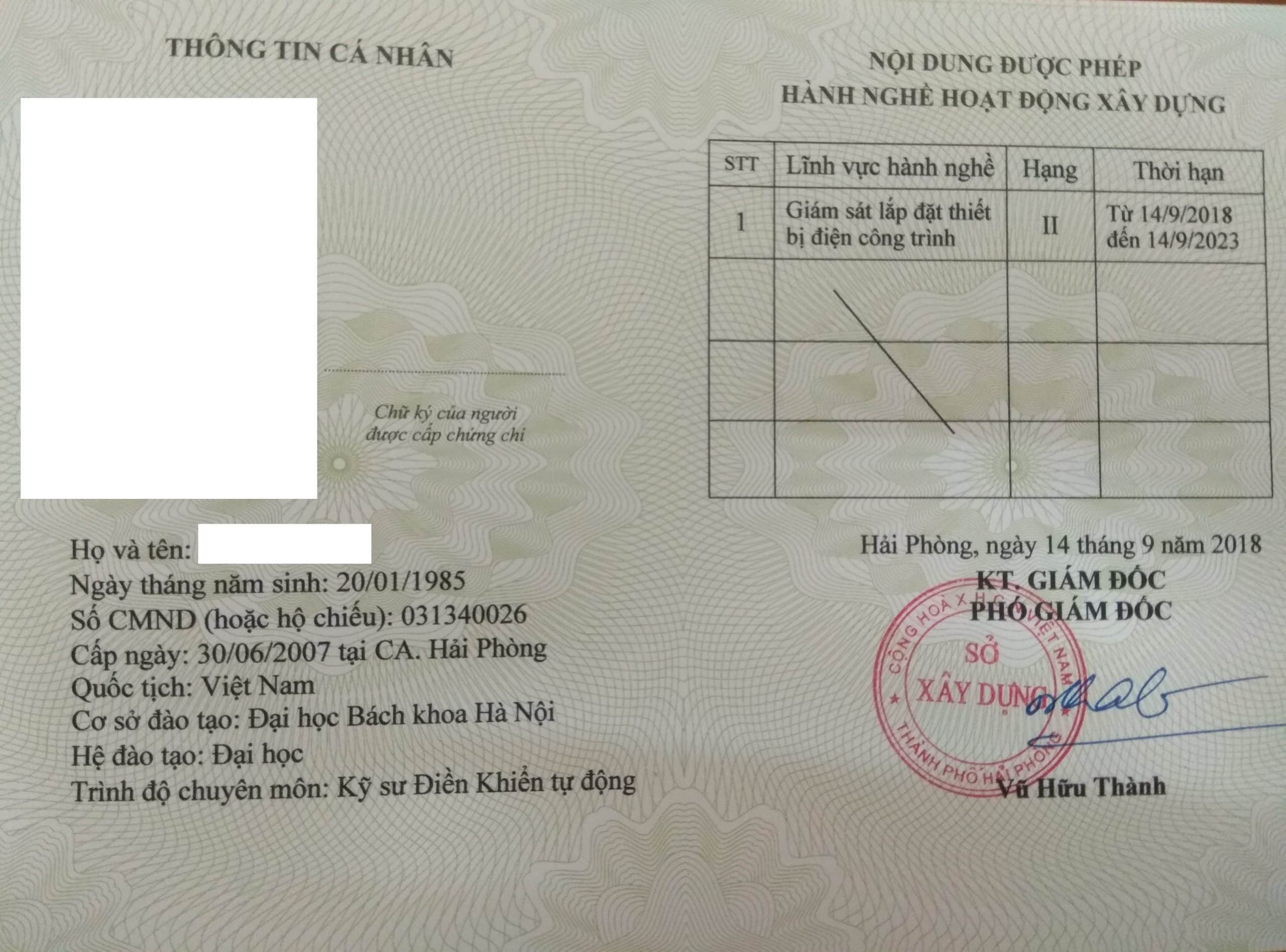 TƯ VẤN CẤP CHỨNG CHỈ HÀNH NGHỀ KHẢO SÁT XÂY DỰNG