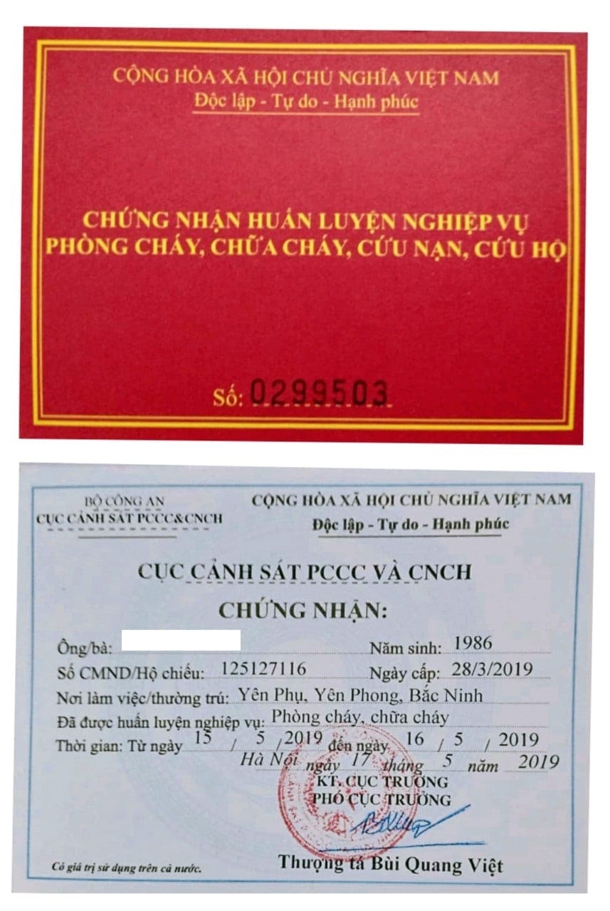 Học cấp chứng chỉ phòng cháy chữa cháy cho lái xe