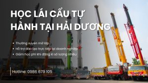 Học lái cẩu tự hành tại Hải Dương