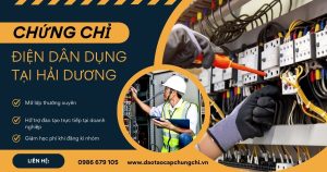 chứng chỉ điện dân dụng tại hải dương