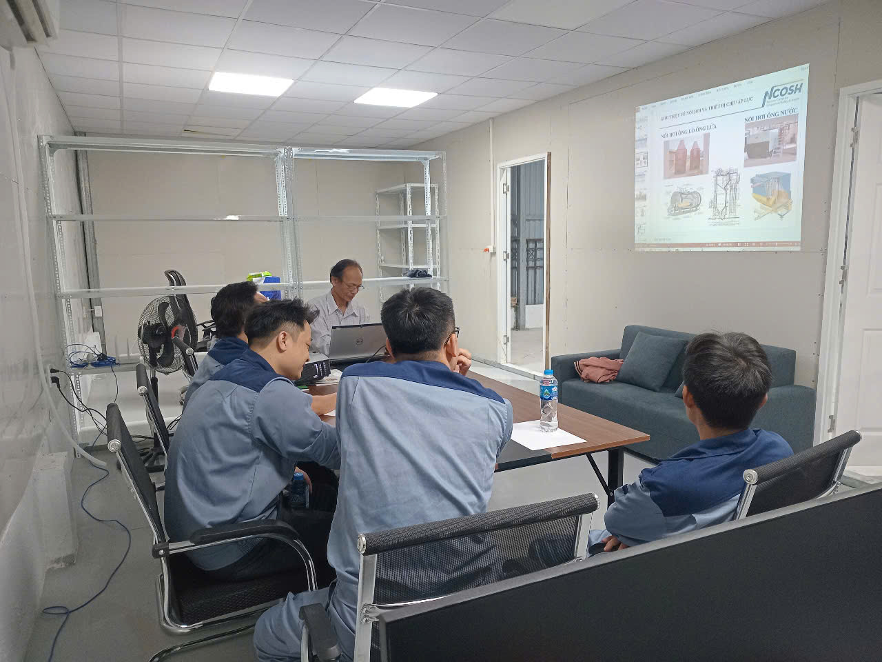 Đào tạo vận hành nồi hơi và xe nâng cho các học viên tại Công ty CP Công Nghệ Biobay