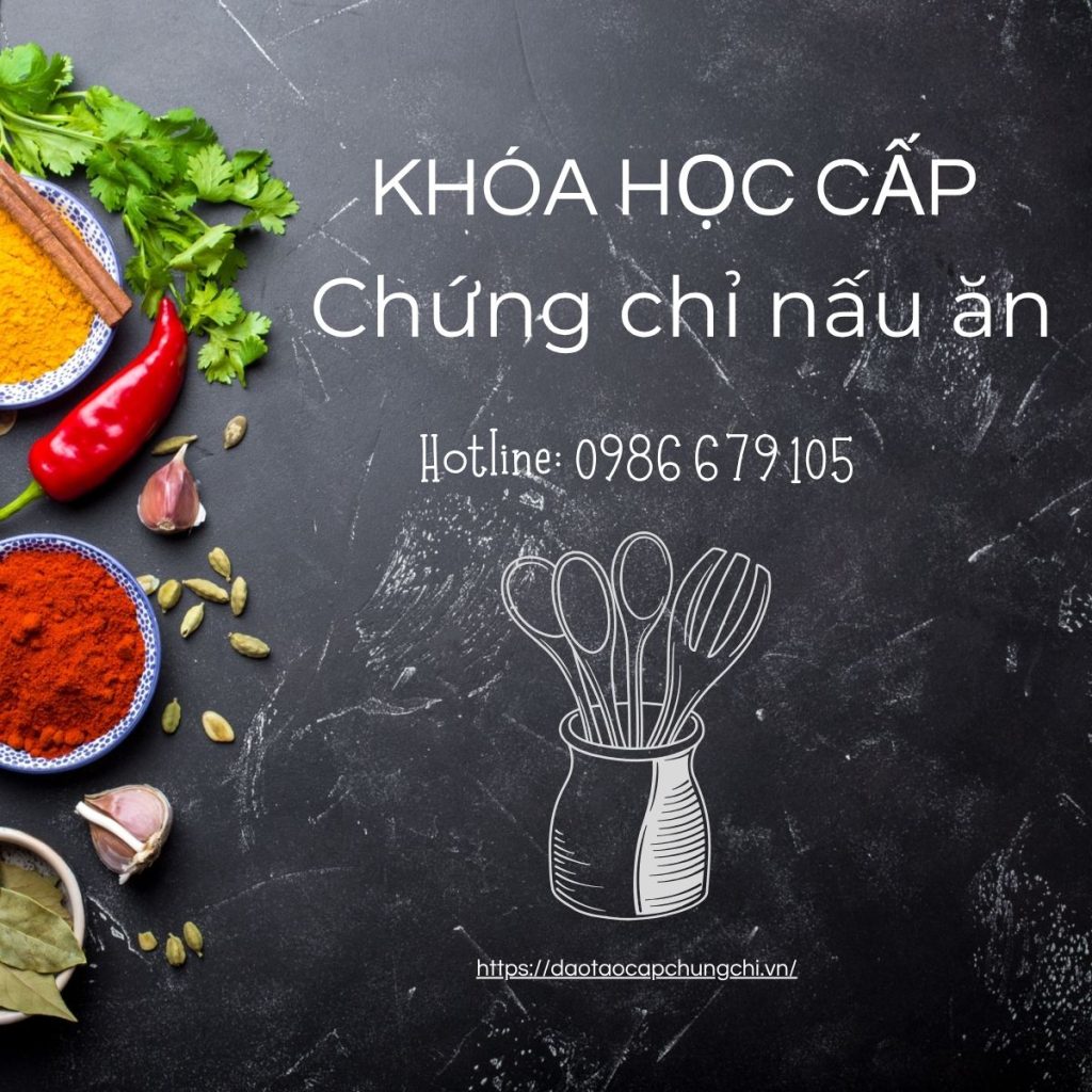 Đào tạo cấp chứng chỉ nấu ăn