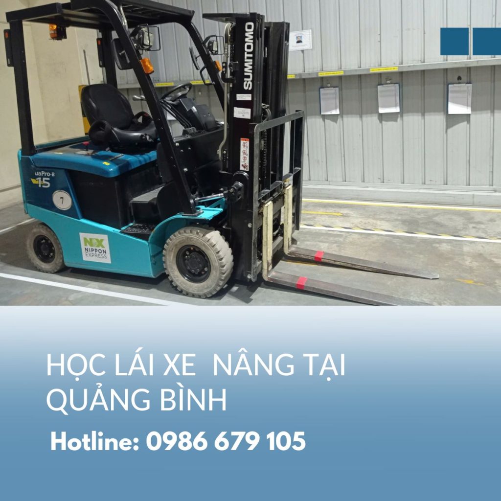 học lái xe nâng tại quảng bình