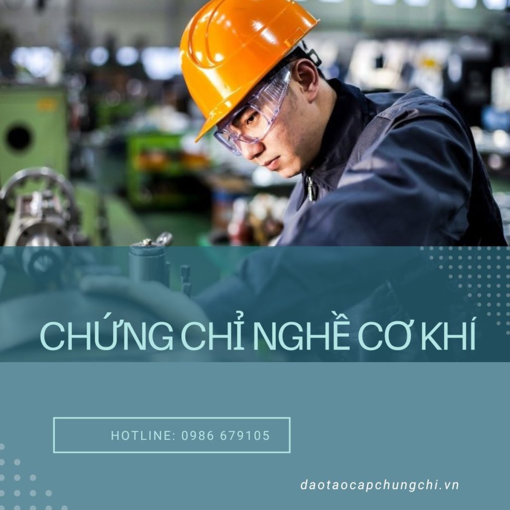 chứng chỉ nghề cơ khí