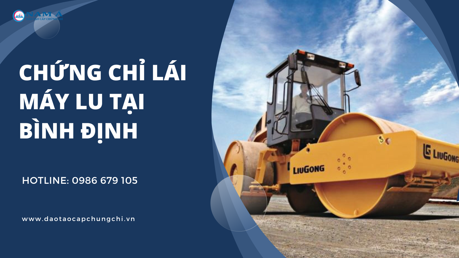 chứng chỉ lái máy lu tại bình định;