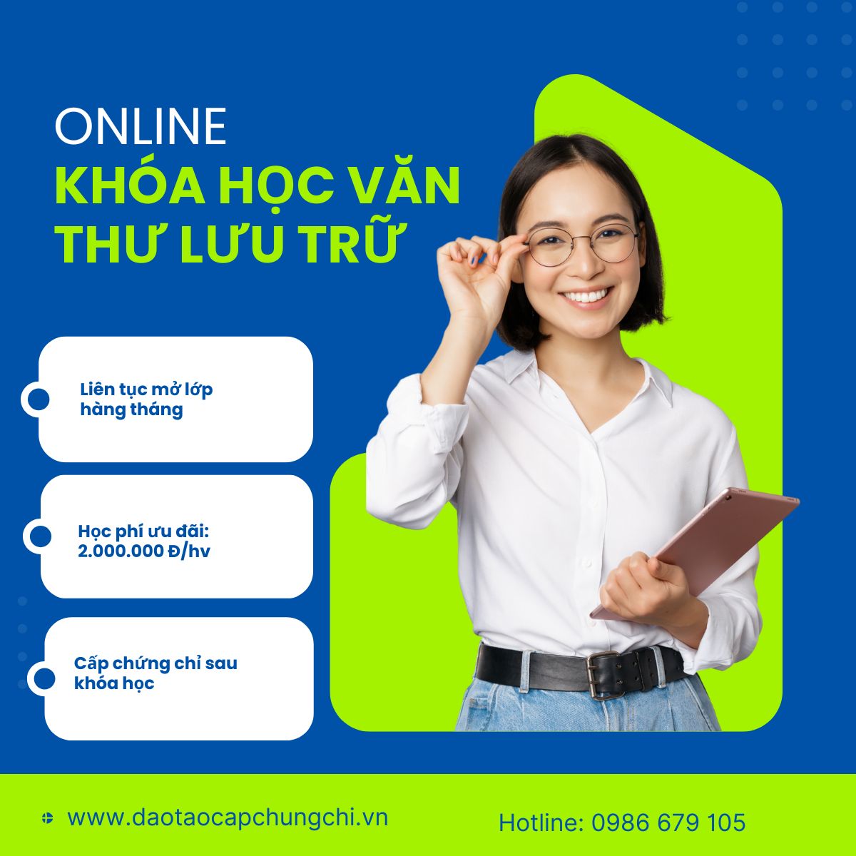 Học chứng chỉ văn thư lưu trữ online