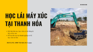 học lái máy xúc tại Thanh hóa;